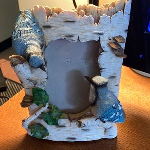 Roman Inc birch tree with blue birds photo frame